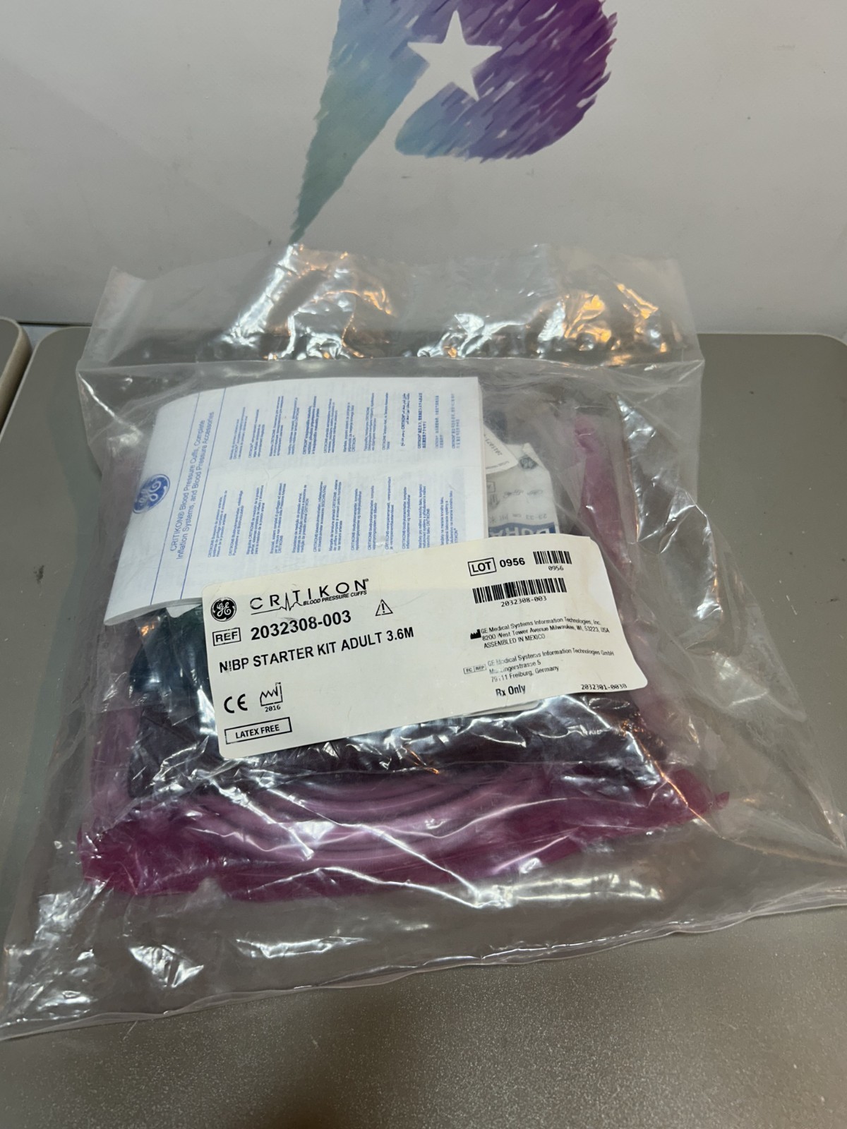 GE Critikon NIPB Starter Kit Adult 2032308-003