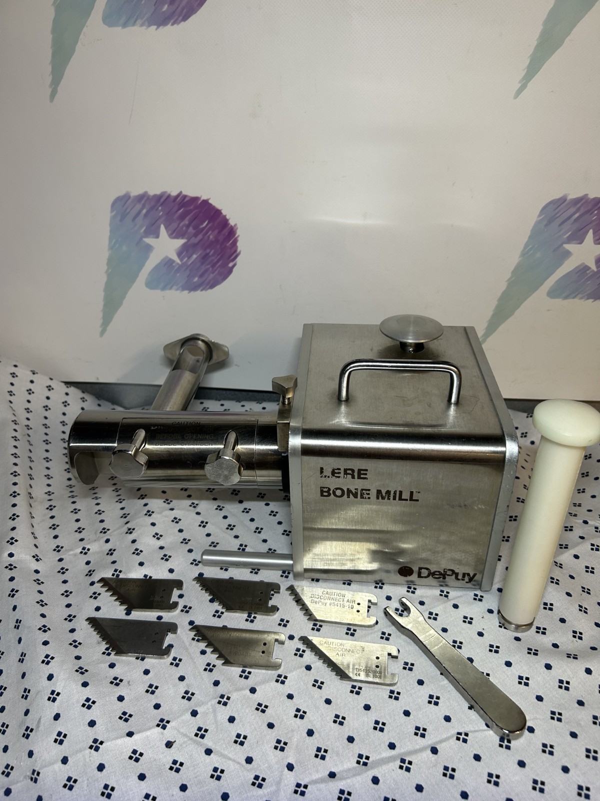 DePuy Lere Bone Mill with Blades and More