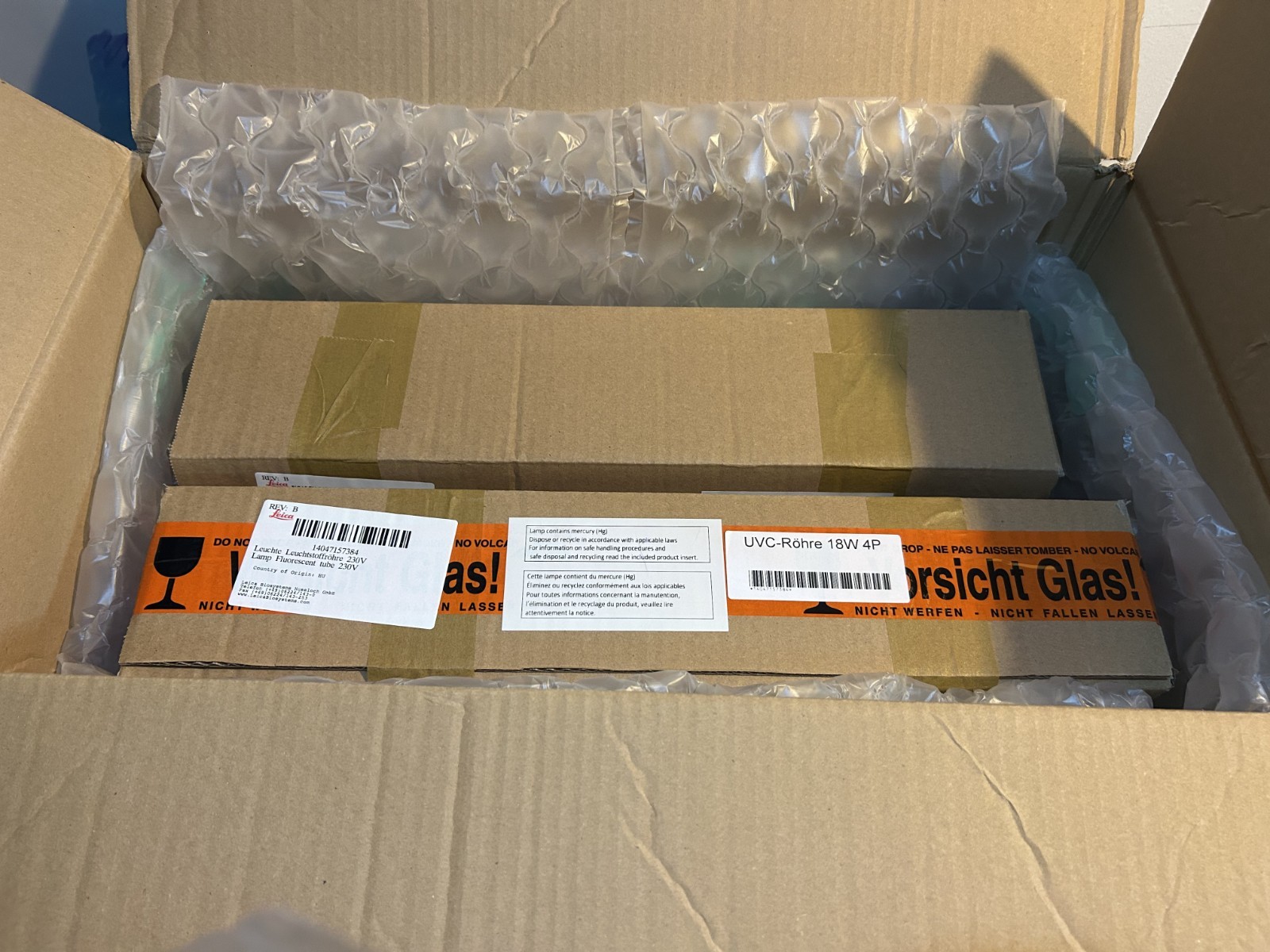 Leica 14047157384 Fluorescent Lamp Tube 230V - Set of 2