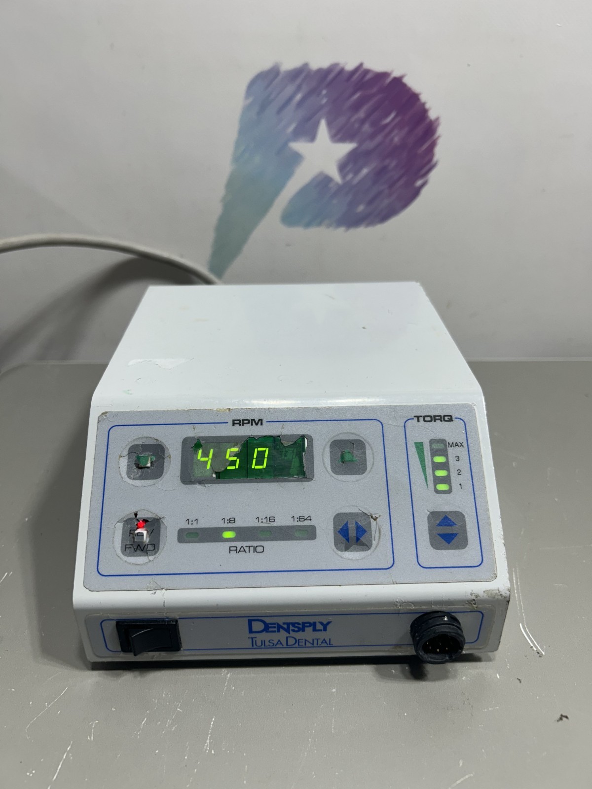 Dentsply Tulsa Dental AEU-20 Aseptico Dental Endo Motor Device - Power Cord